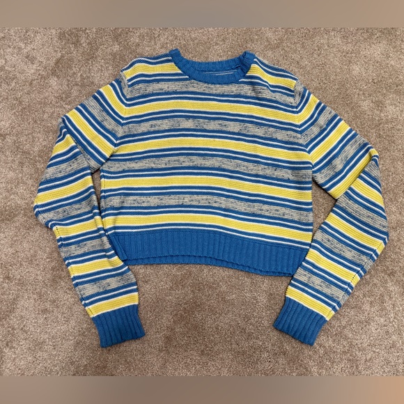 ROSIE ASSOULIN Striped Knit Cotton Jumper - size Large - Pristine Condition - Picture 7 of 16